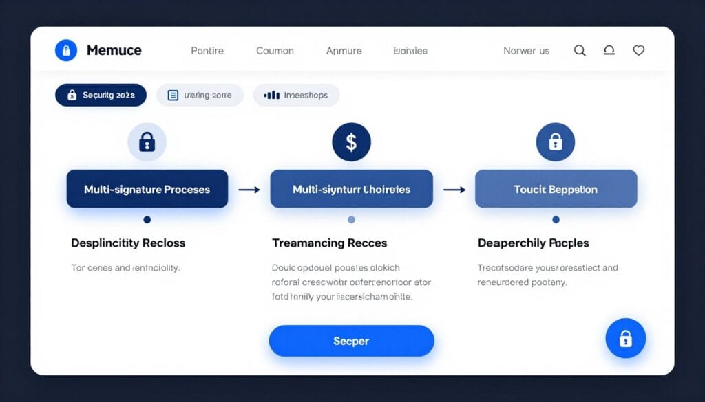 A digital dashboard of a specialized inheritance platform showing multi-signature authorization and secure beneficiary verification steps.
